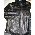 man's leather jacket
